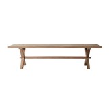 DINING TABLE XLEG TEAK 300 - DINING TABLES